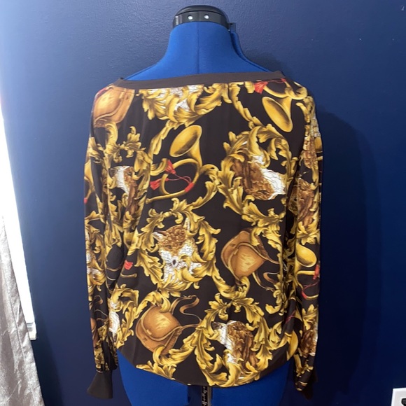 Salvadore ferragamo silk shirt